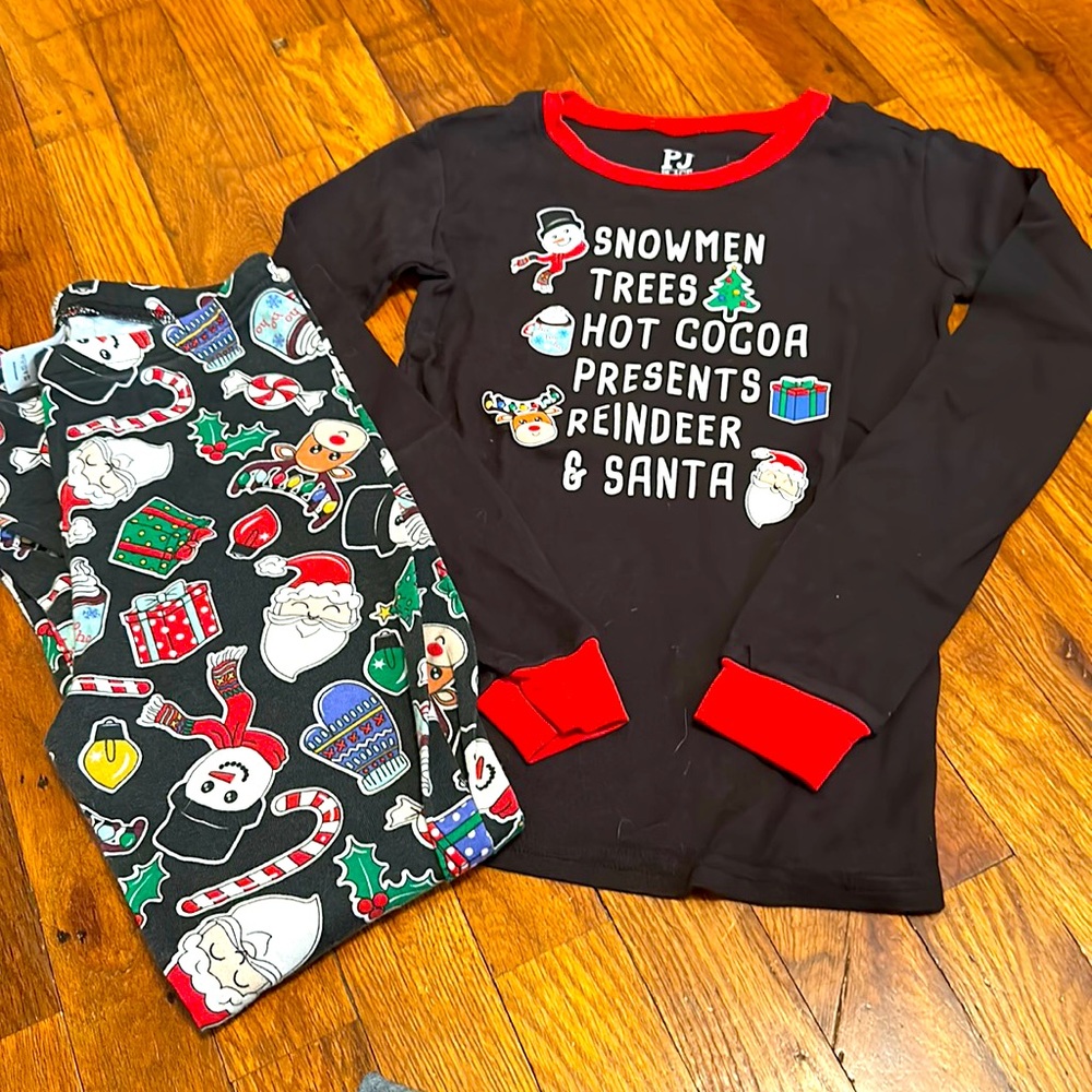 Childrens Place Christmas pajamas size 12